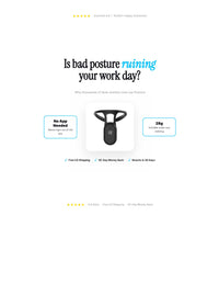 Smart Vibration Posture Corrector